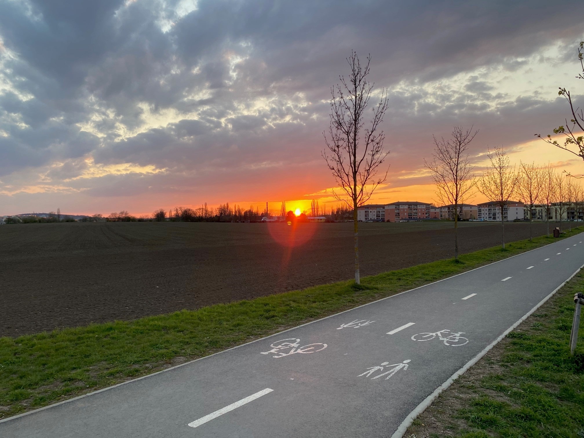 Cyklostezky v lokalitě U Stadionu
